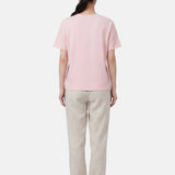 T-shirt in 84% Cotone 16% Elastan Rosa