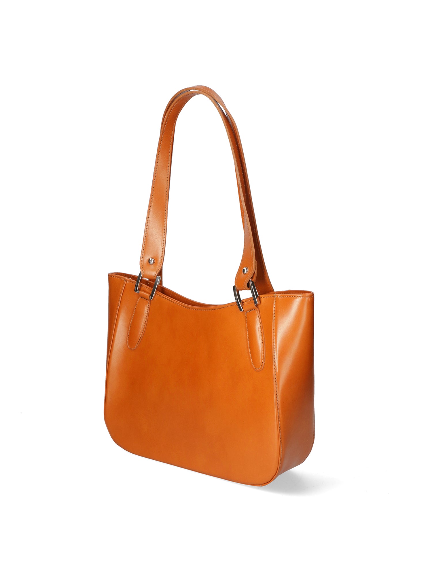 Eva Borsa a spalla da donna Vera pelle 9024-CUOIO COGNAC Gave Lux