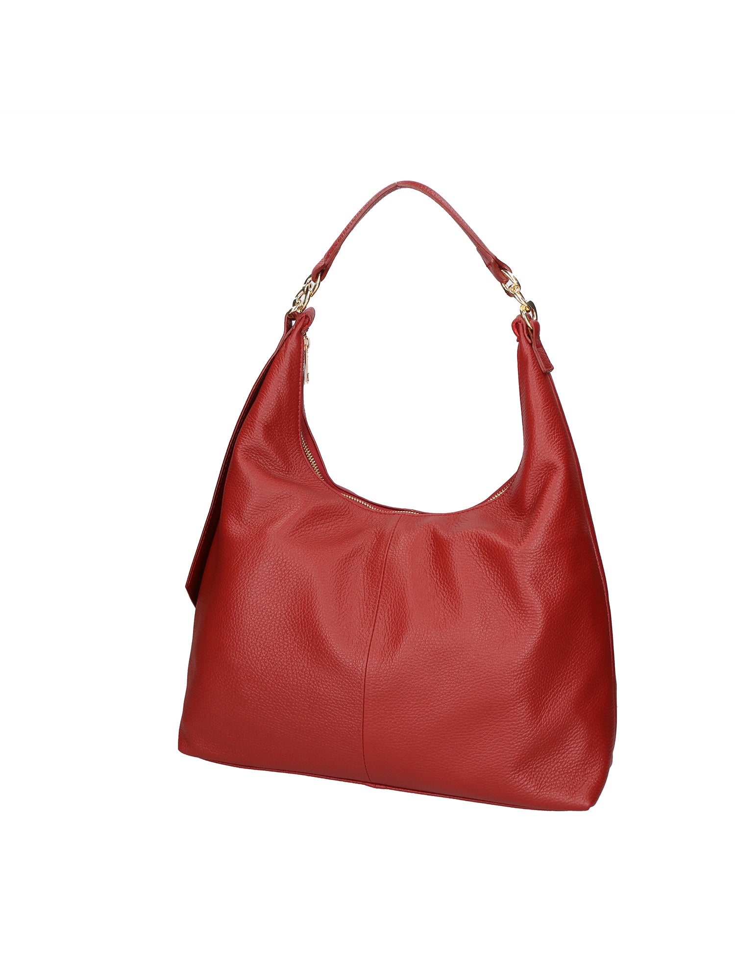 Ursula Borsa a spalla da donna Vera pelle 06673-D10 ROSSO SCURO Gave Lux
