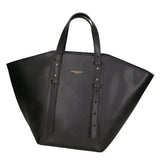Borsa a mano da donna 100% pelle artigianale MYB-7029-SS-P 636 NERO BLACK My Best Bag