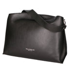 Borsa a spalla da donna Made in Italy Vera pelle 01101-D28 NERO Viola Castellani