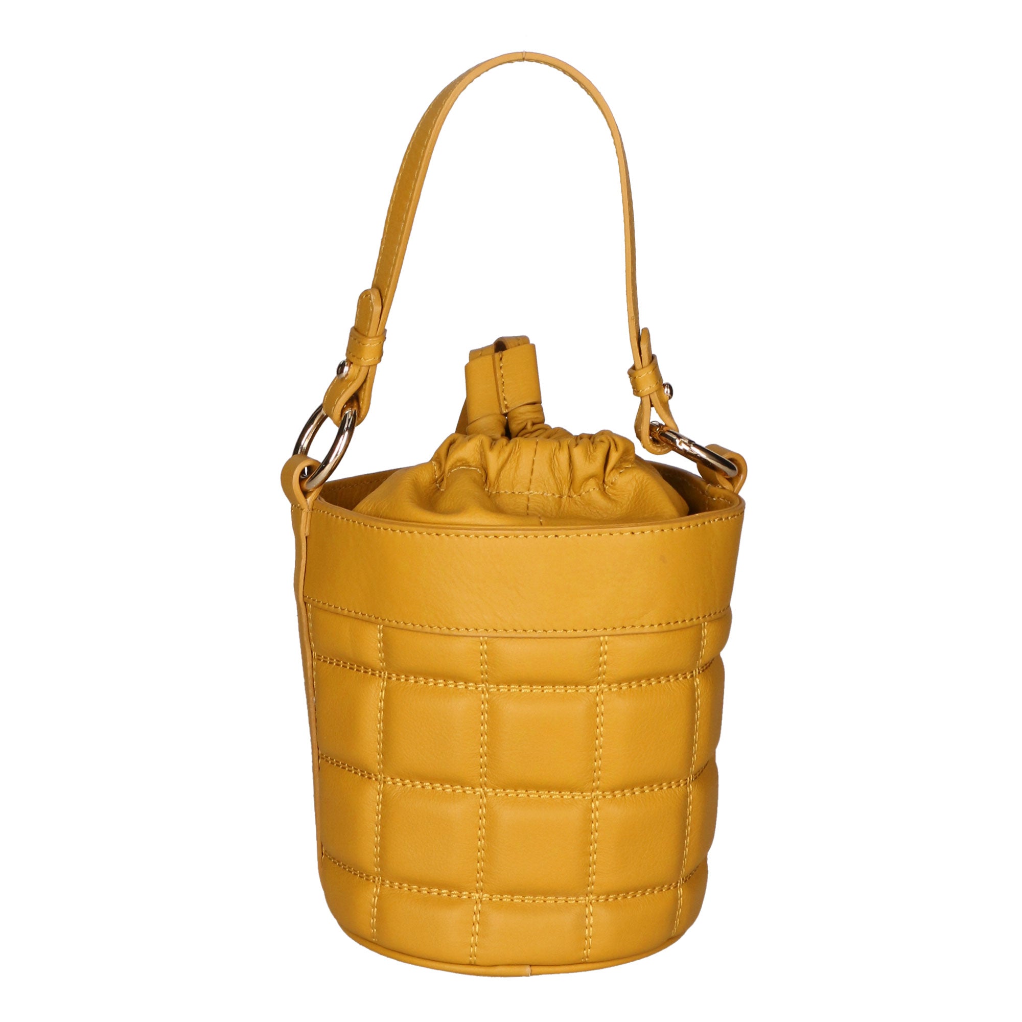 Borsa a mano da donna Vera pelle artigianale MYB-6010-FW-36 SENAPE My Best Bag