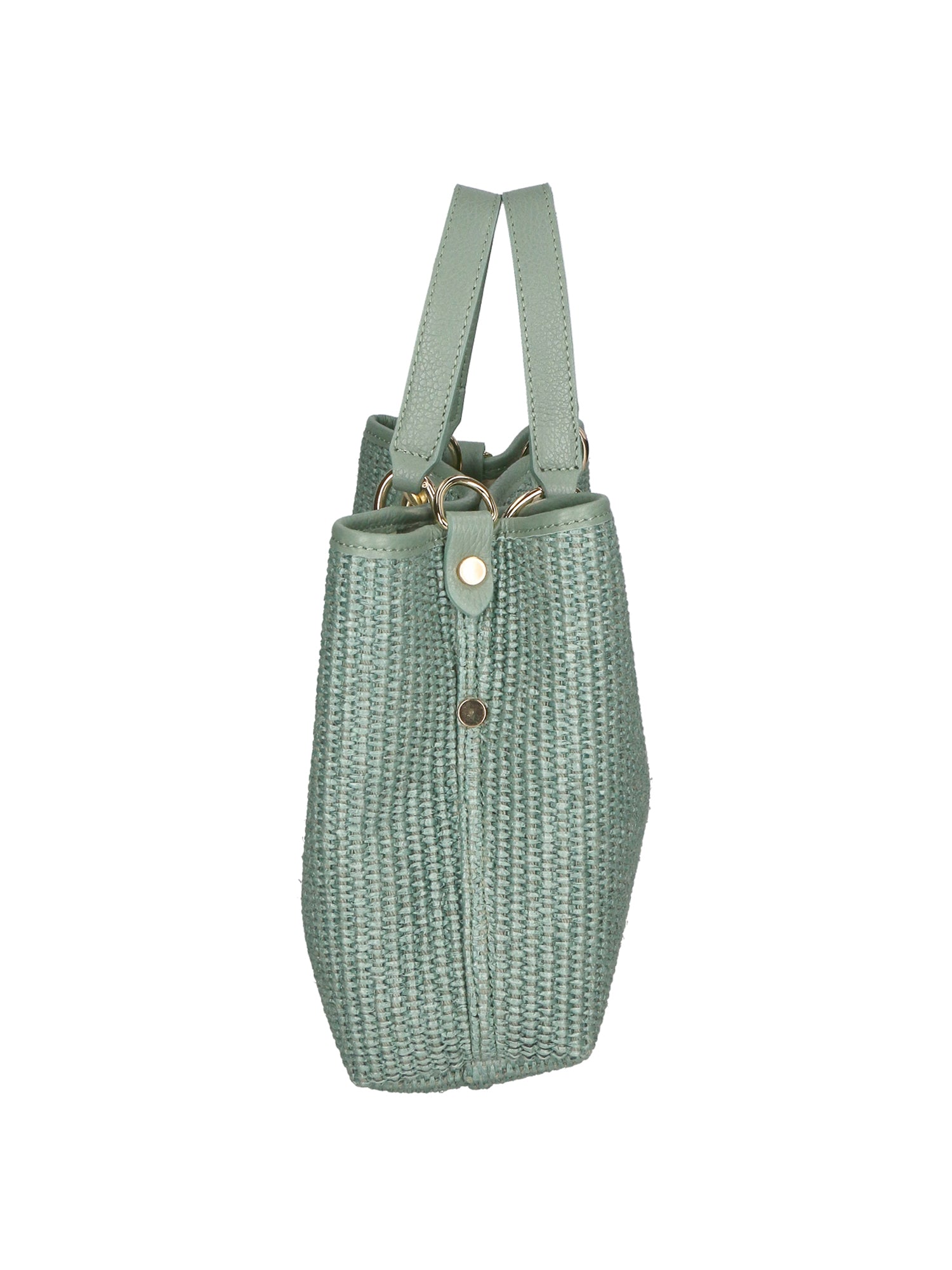 Borsa a mano da donna Paglia & Pelle MYB-05167-SS-331+D96 MENTA My Best Bag