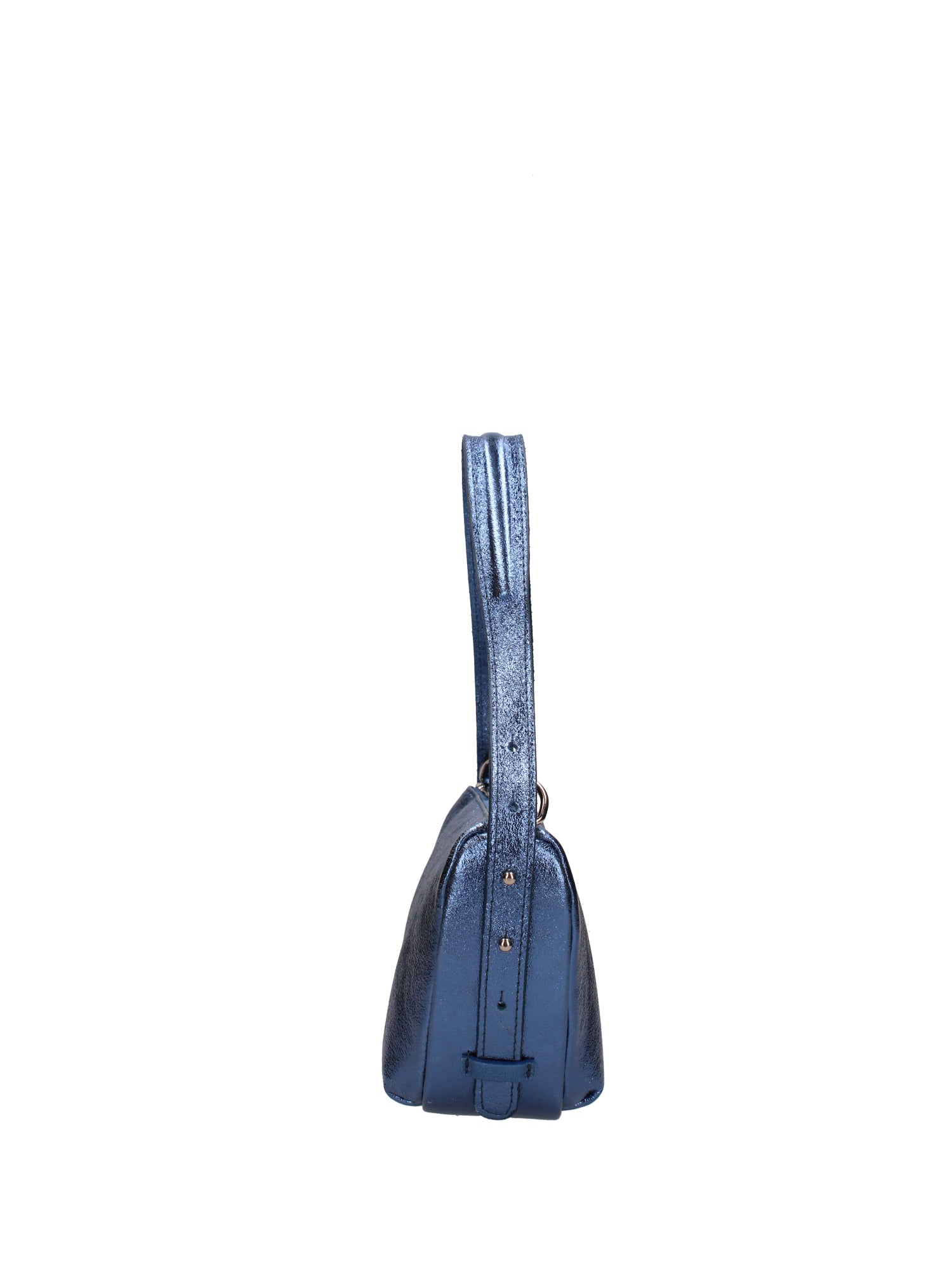 Borsa a spalla da donna Vera pelle e metallo 07228-L026 JEANS Roberta Rossi