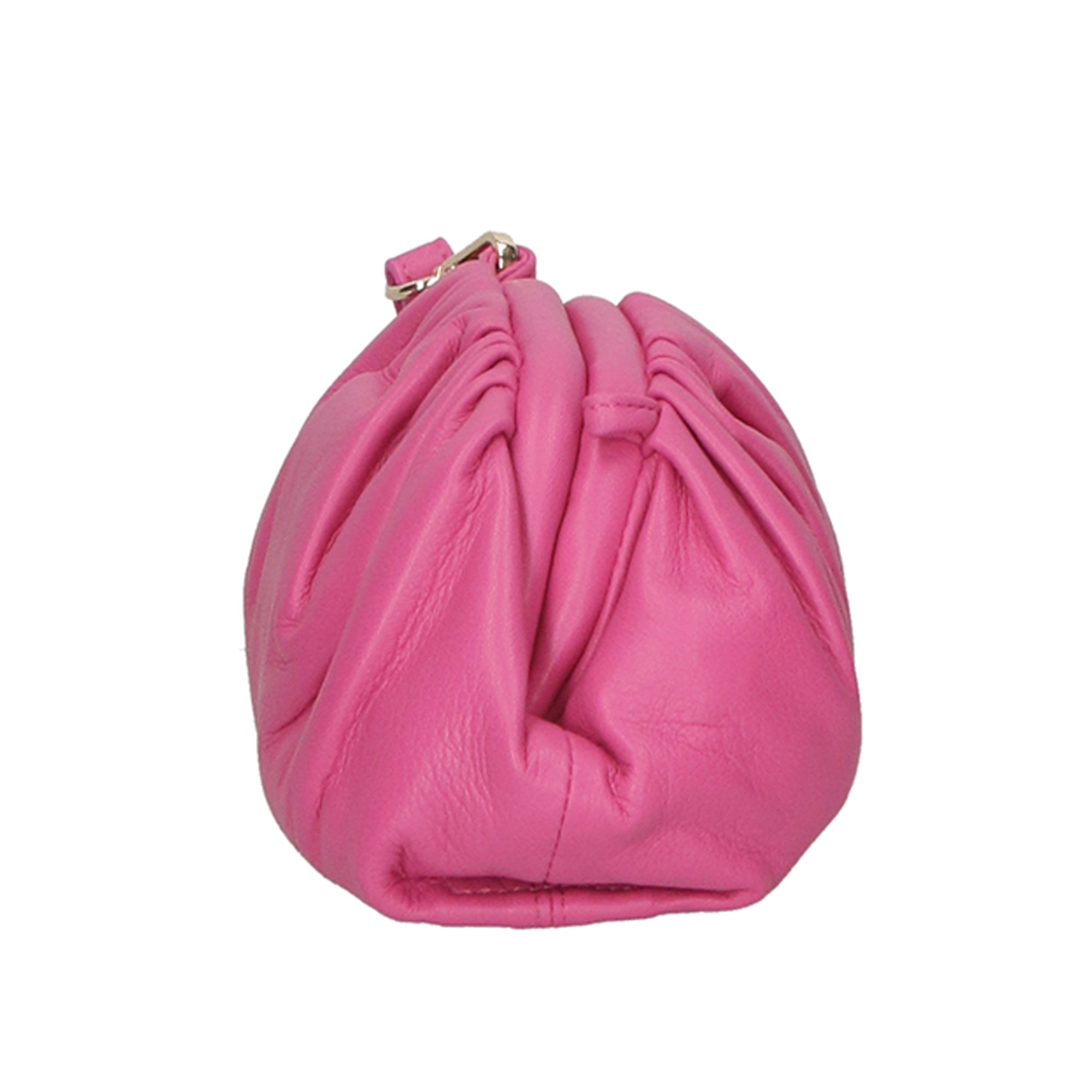Borsa a tracolla da donna 100% pelle MYB-8014-FW-MAGENTA G1 My Best Bag