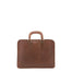 Borsa a mano unisex in vera pelle Made in Italy 4410-TESTA DI MORO Alessia Firenze
