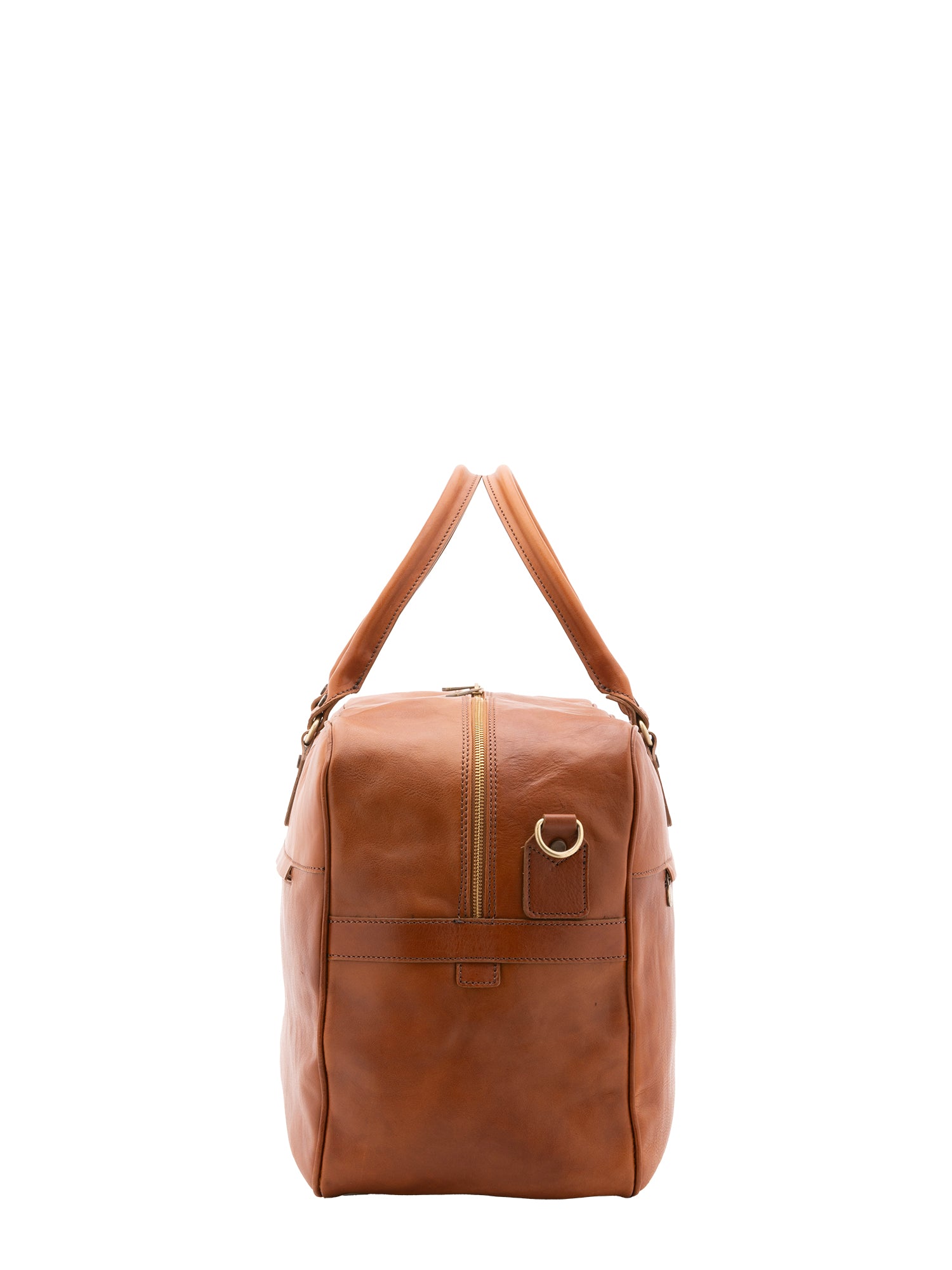 Borsa da viaggio unisex vera pelle 100% cotone 4562-MIELE Alessia Firenze