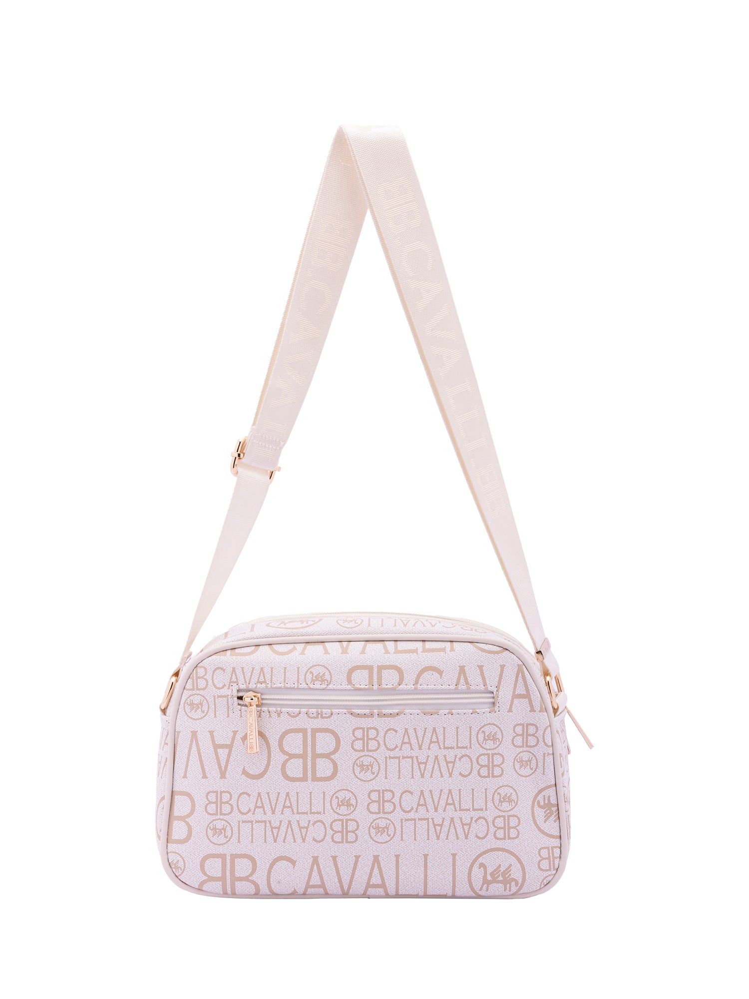 Borsa a tracolla da donna Ecopelle BC1376-OFF WHITE B Cavalli