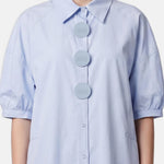 Vestito in Cotone Blu