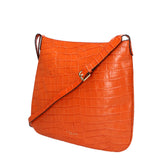 Borsa a tracolla da donna Pelle stampata cocco MYB-6029-FW-ARANCIONE My Best Bag