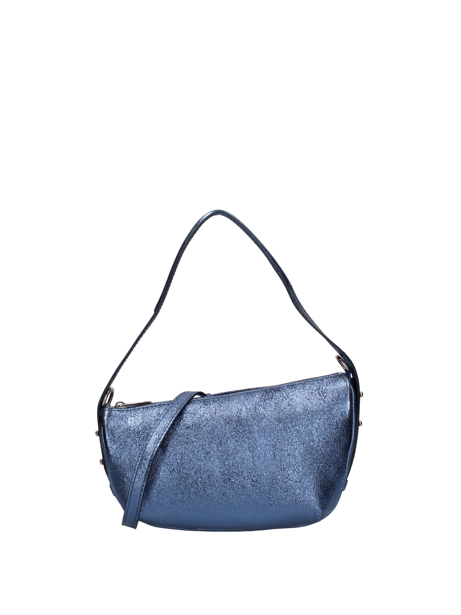 Borsa a spalla da donna Vera pelle e metallo 07228-L026 JEANS Roberta Rossi