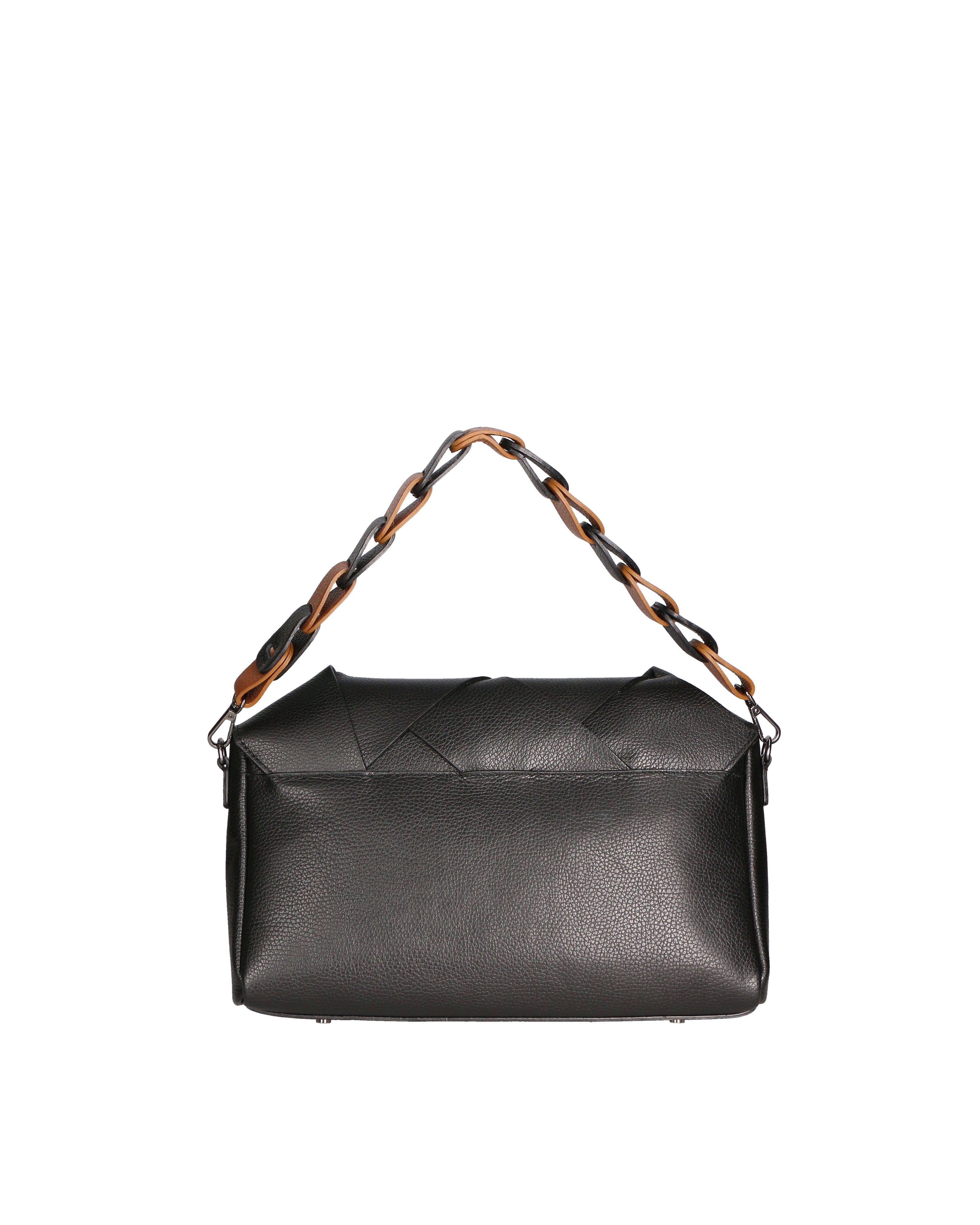 Valenza Ultra Borsa a spalla da donna Vera pelle 04155-D28 NERO Chiara Ferretti