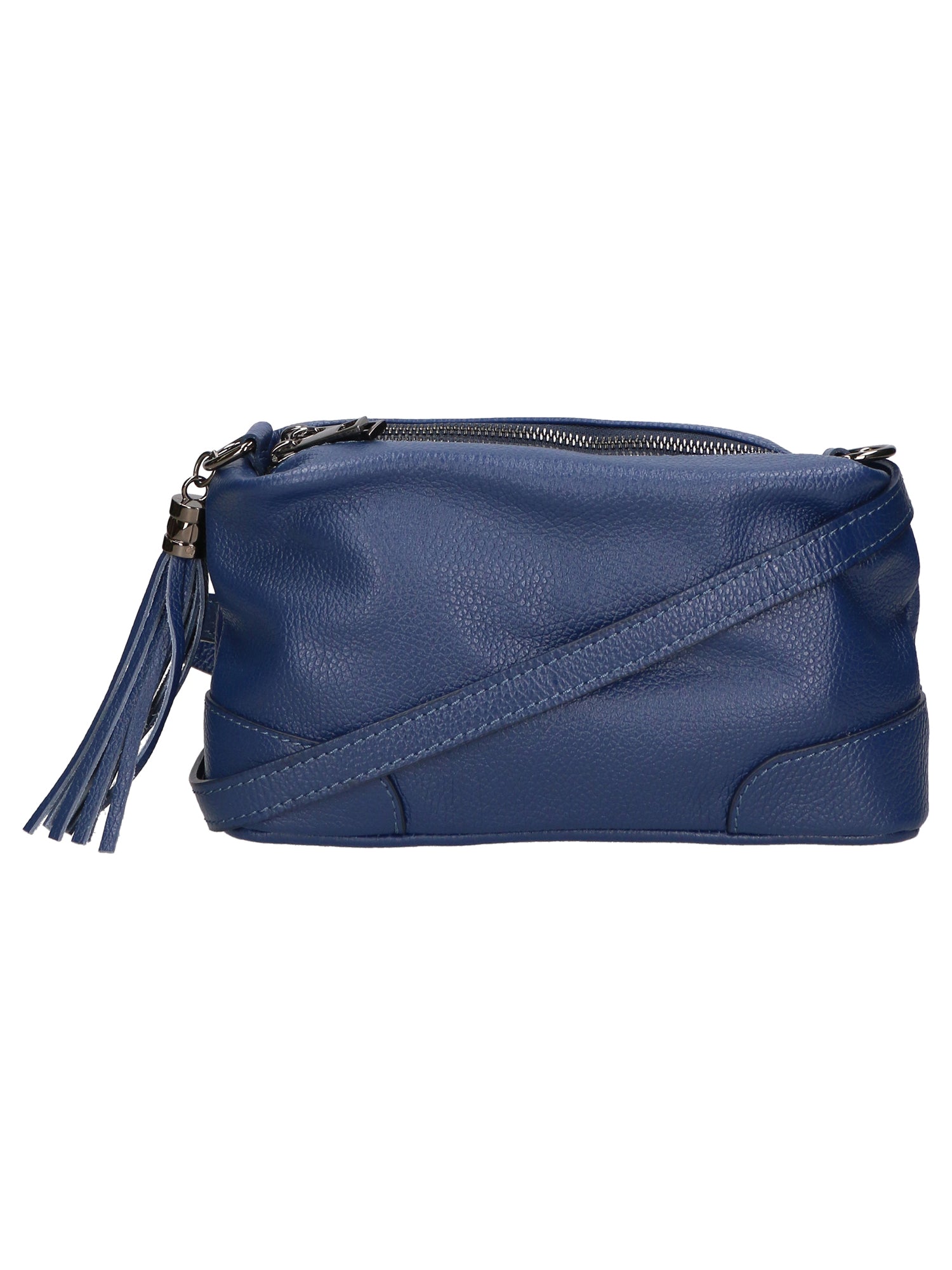 Lidia Borsa a mano da donna Vera pelle 06513-BLU Gave Lux