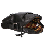 Borsa a tracolla unisex vera pelle Made in Italy SN5862847-BLACK Santini Firenze