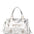 Novara Borsa a spalla da donna Vera pelle 06090 LM-L001 ARGENTO Gave Lux