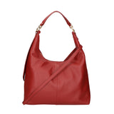 Ursula Borsa a spalla da donna Vera pelle 06673-D10 ROSSO SCURO Gave Lux