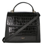 Borsa a mano da donna Made in Italy Vera pelle MYB-7034-SS-D28 NERO BLACK My Best Bag