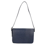 Azzurra Borsa a spalla da donna Vera pelle croco 05699-C26 BLU SCURO Gave Lux