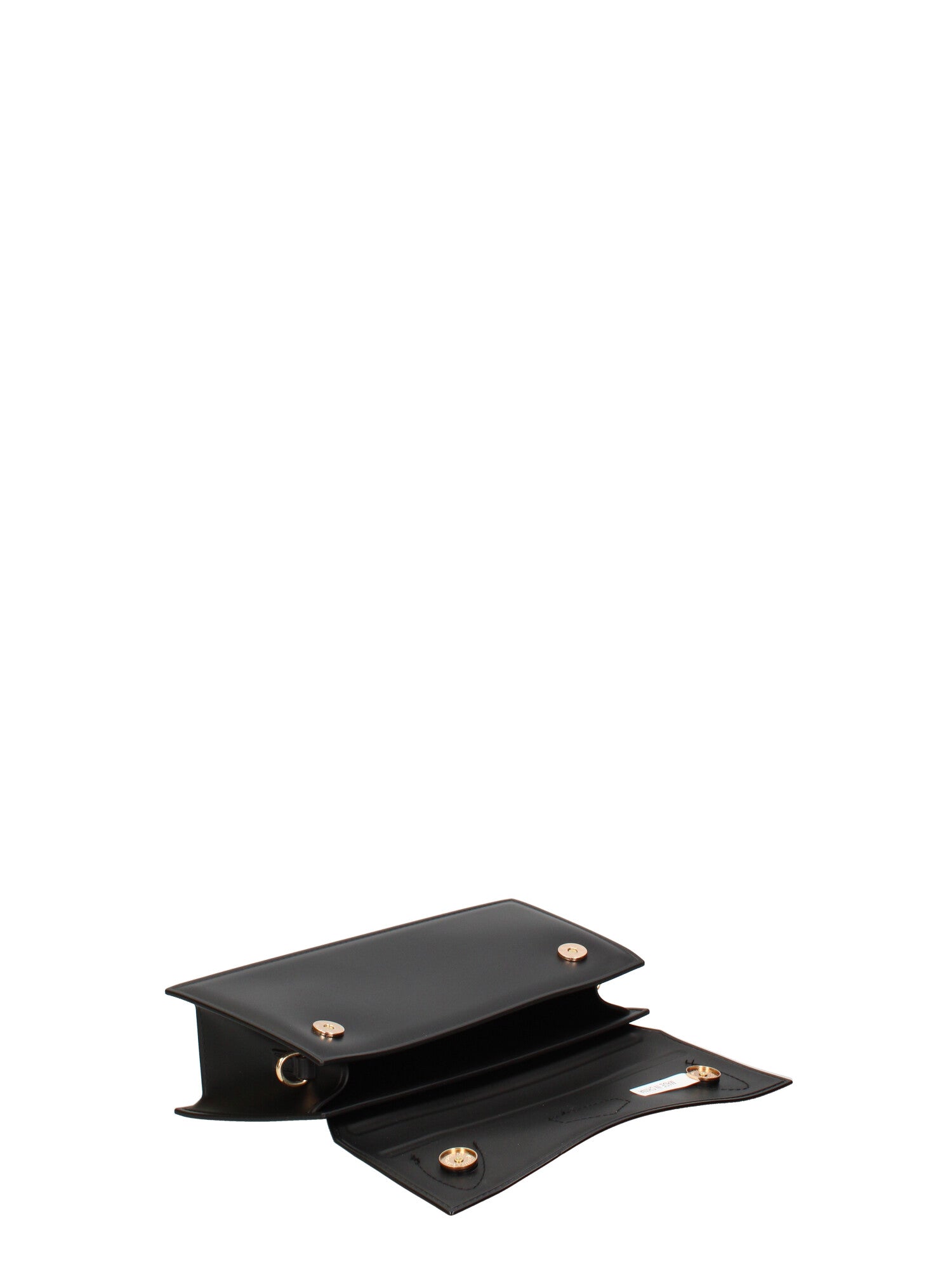 Borsa a mano da donna 100% gomma FLAT ARROW 24-BLACK-LIGHT GOLD Marc Ellis