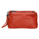Lidia Borsa a mano da donna Vera pelle 06513-MATTONE Gave Lux