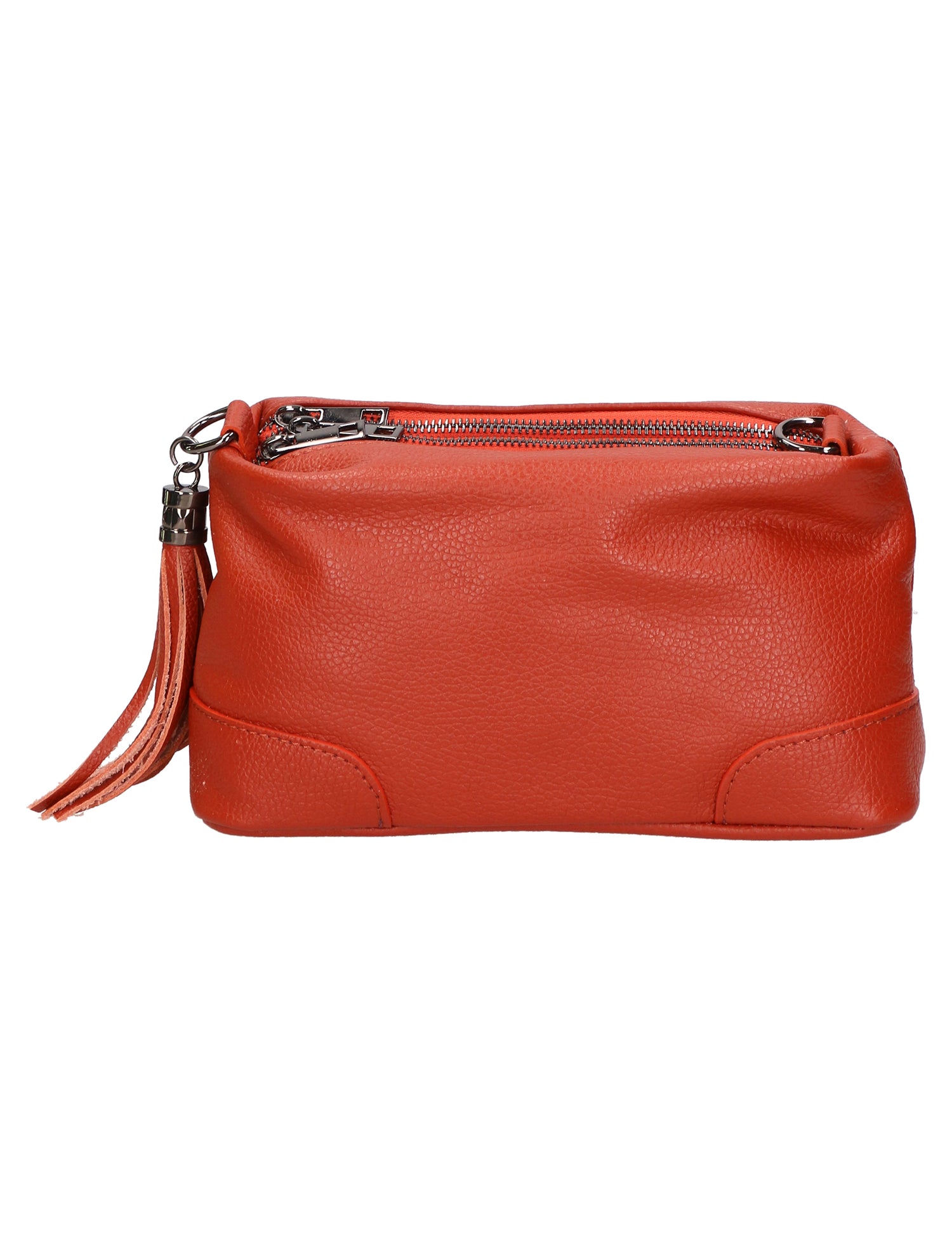 Lidia Borsa a mano da donna Vera pelle 06513-MATTONE Gave Lux