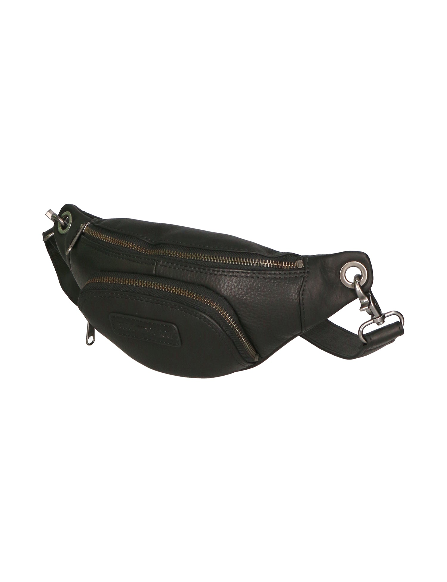 Marsupio da uomo in vera pelle Casual HILB-3314-NERO Hill Burry