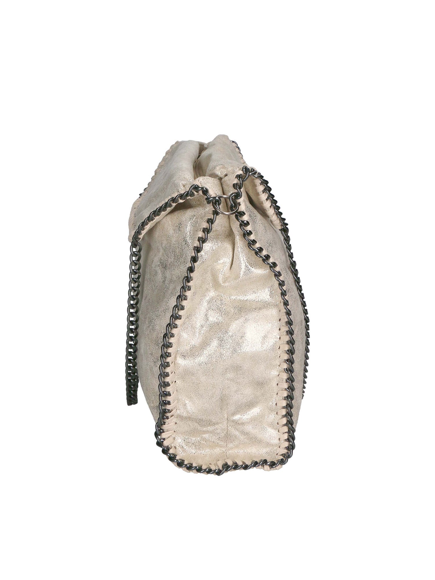 Willelmina Borsa a spalla da donna 100% PU Leather N-9606-LATTE Gave Lux