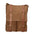 Milena Borsa a tracolla unisex Canvas e vera pelle ZG3009-FANGO TAUPE Gave Lux