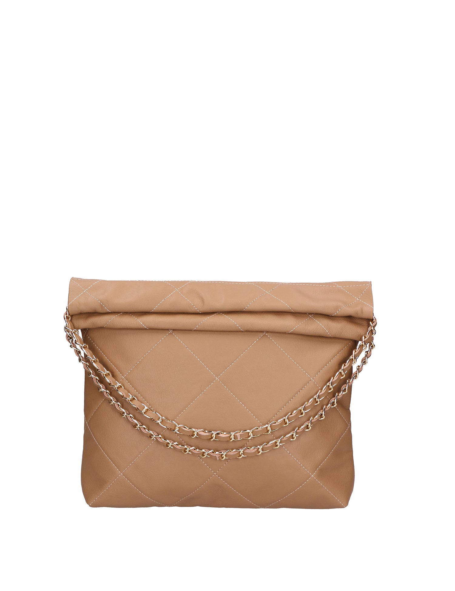 Violante Borsa a spalla donna Vera pelle 06897-S40 TAUPE Gave Lux