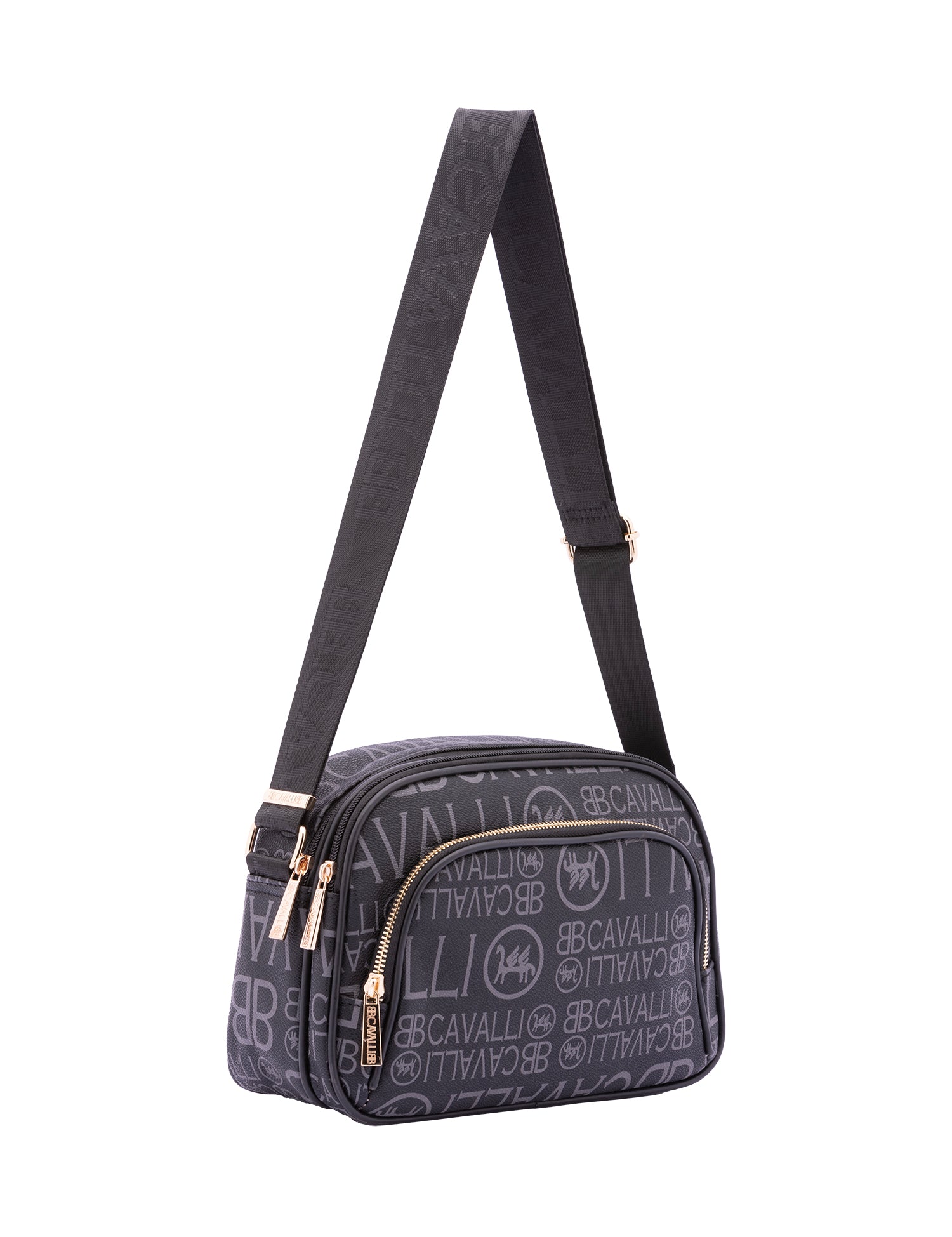 Borsa a tracolla da donna Ecopelle BC1376-NERO NERO B Cavalli