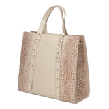 Borsa a mano da donna Vera pelle effetto coccodrillo MYB-8005-FW-SAFARI My Best Bag