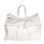Firenze Borsa a mano da donna Vera pelle 01838-BIANCO WHITE Gave Lux