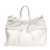Firenze Borsa a mano da donna Vera pelle 01838-BIANCO WHITE Gave Lux