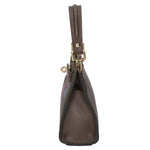 Noel Borsa a mano da donna Vera pelle 04265-D23 T.MORO DARK BROWN Gave Lux