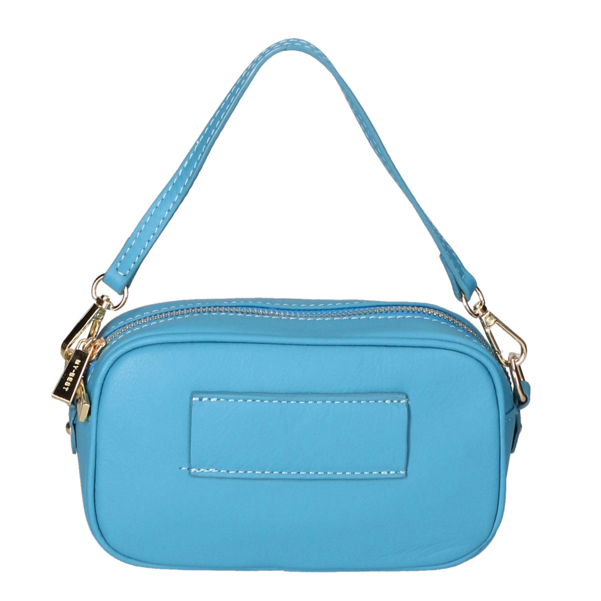 Borsa a tracolla da donna Vera pelle MYB-7031-SS-SS99 TURCHESE My Best Bag
