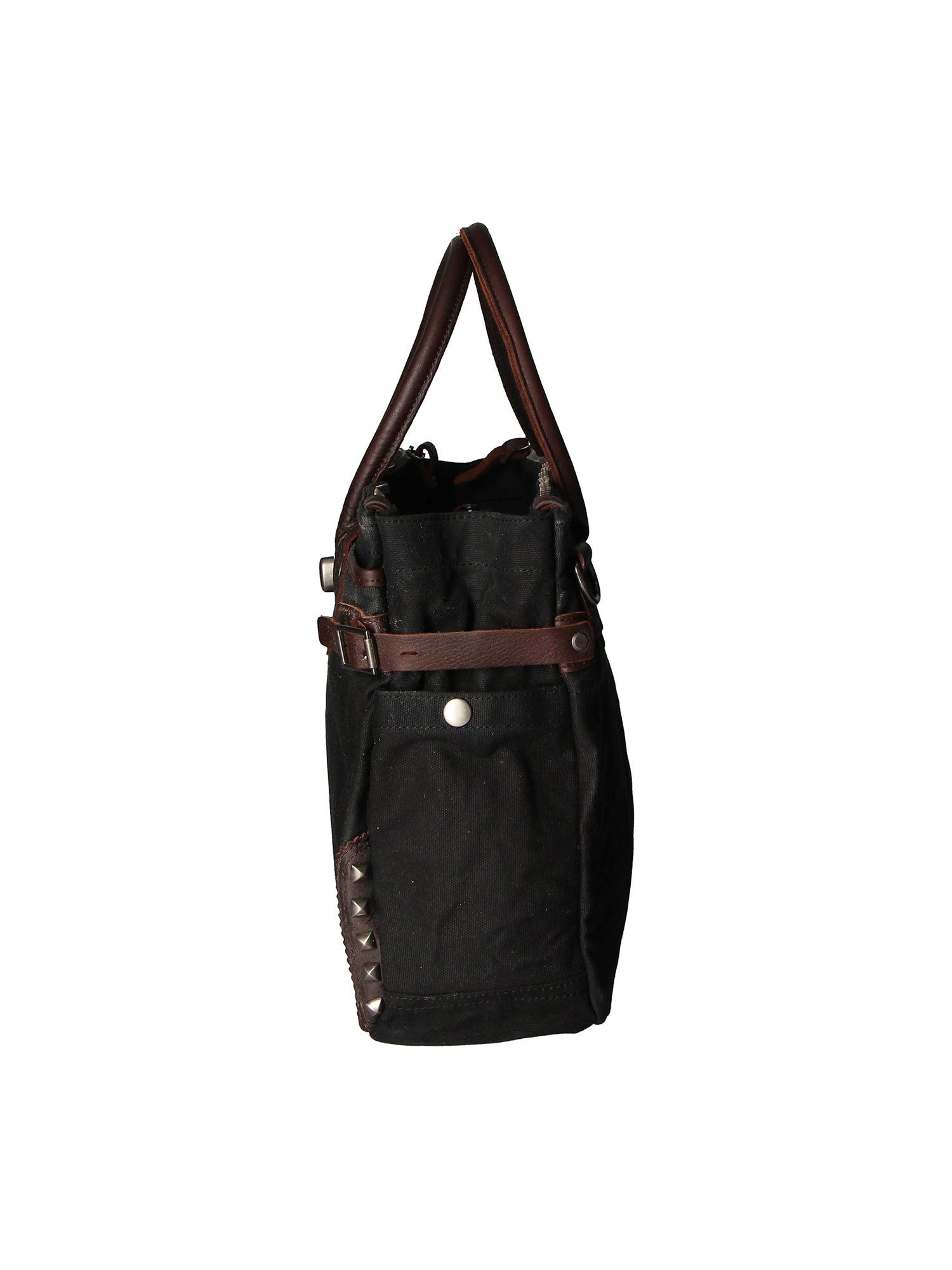 Melissa Borsa a tracolla unisex Canvas e pelle ZG3001-NERO BLACK Gave Lux