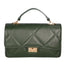 Vita Borsa a spalla da donna Vera pelle 06879-S14 VERDE SCURO Gave Lux