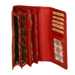 Portafoglio da uomo in vera pelle RFID HILB-V-102-ROSSO Hill Burry
