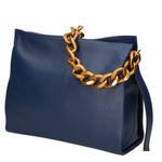 Annalou Borsa a spalla da donna Vera pelle 05417-D24 BLU JEANS Gave Lux