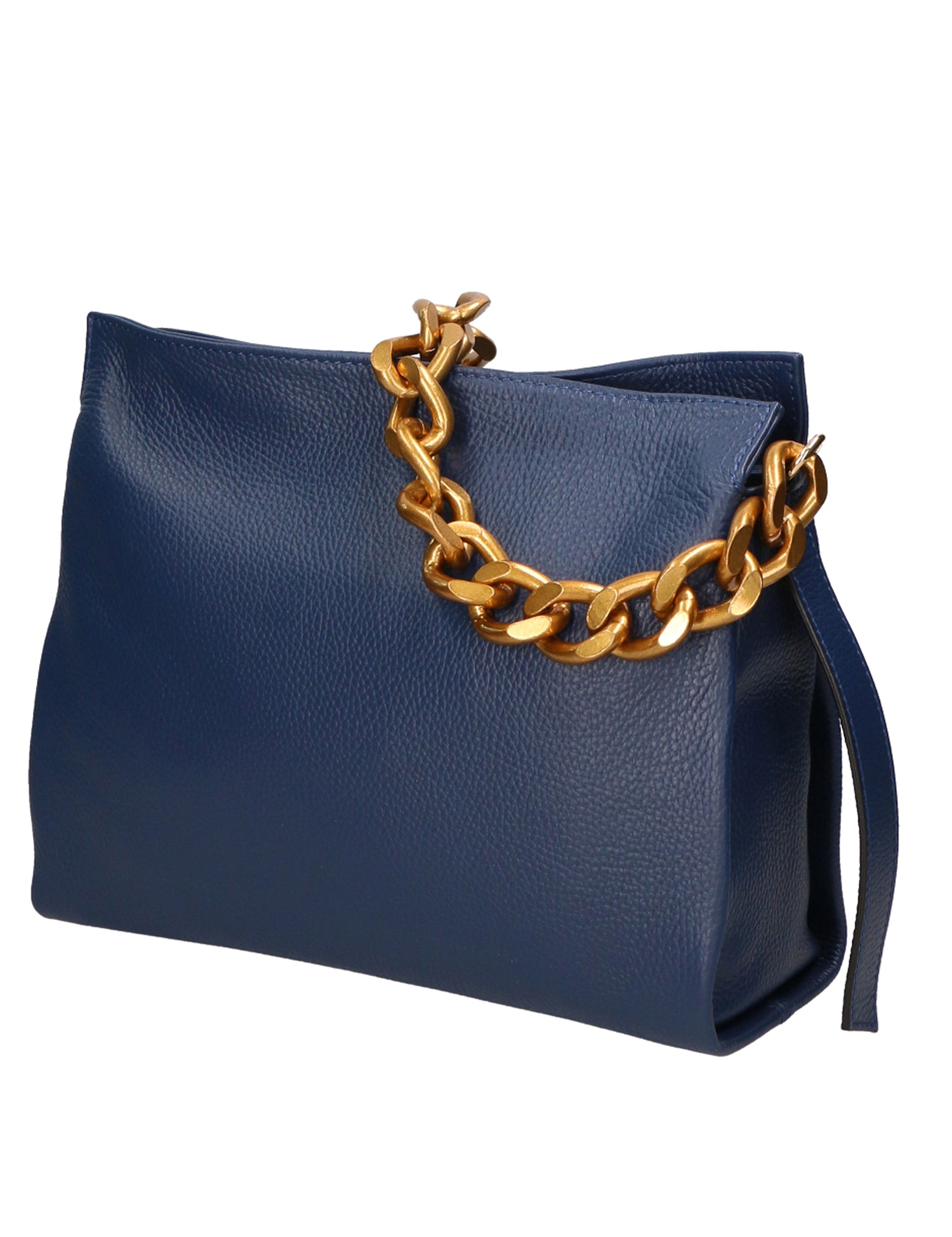 Annalou Borsa a spalla da donna Vera pelle 05417-D24 BLU JEANS Gave Lux