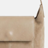Borsa a Tracolla in Dollaro Leather Giallo