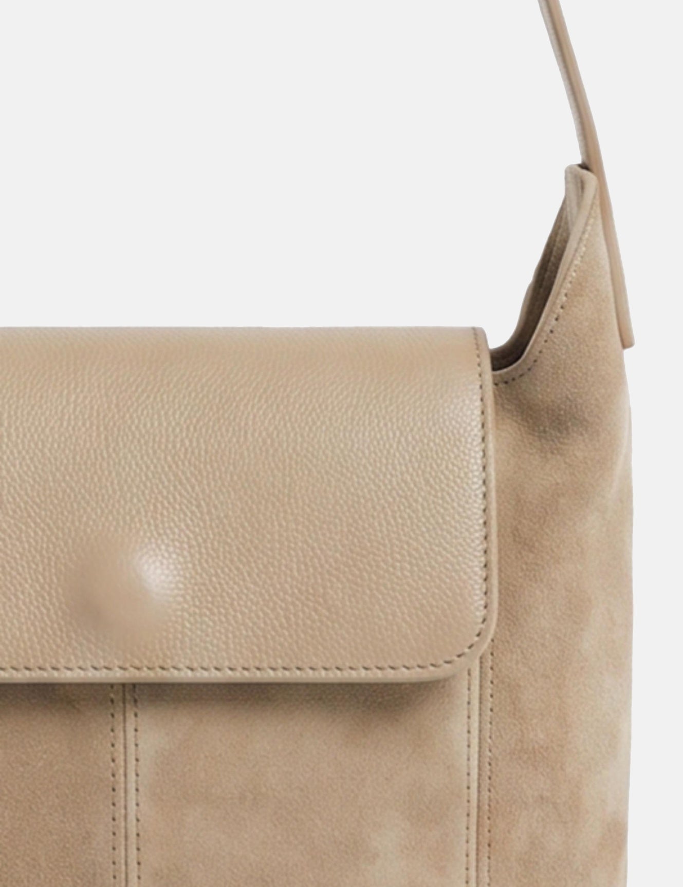 Borsa a Tracolla in Dollaro Leather Giallo