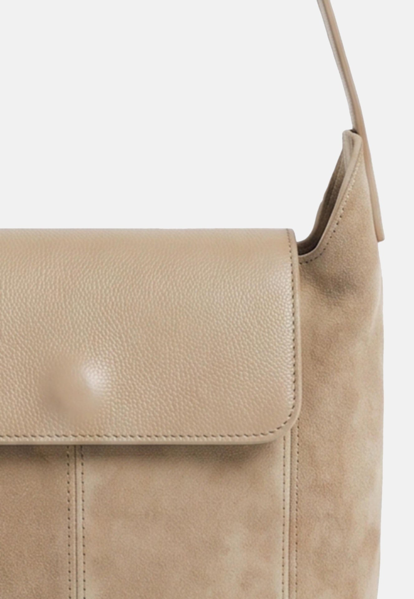Borsa a Tracolla in Dollaro Leather Giallo