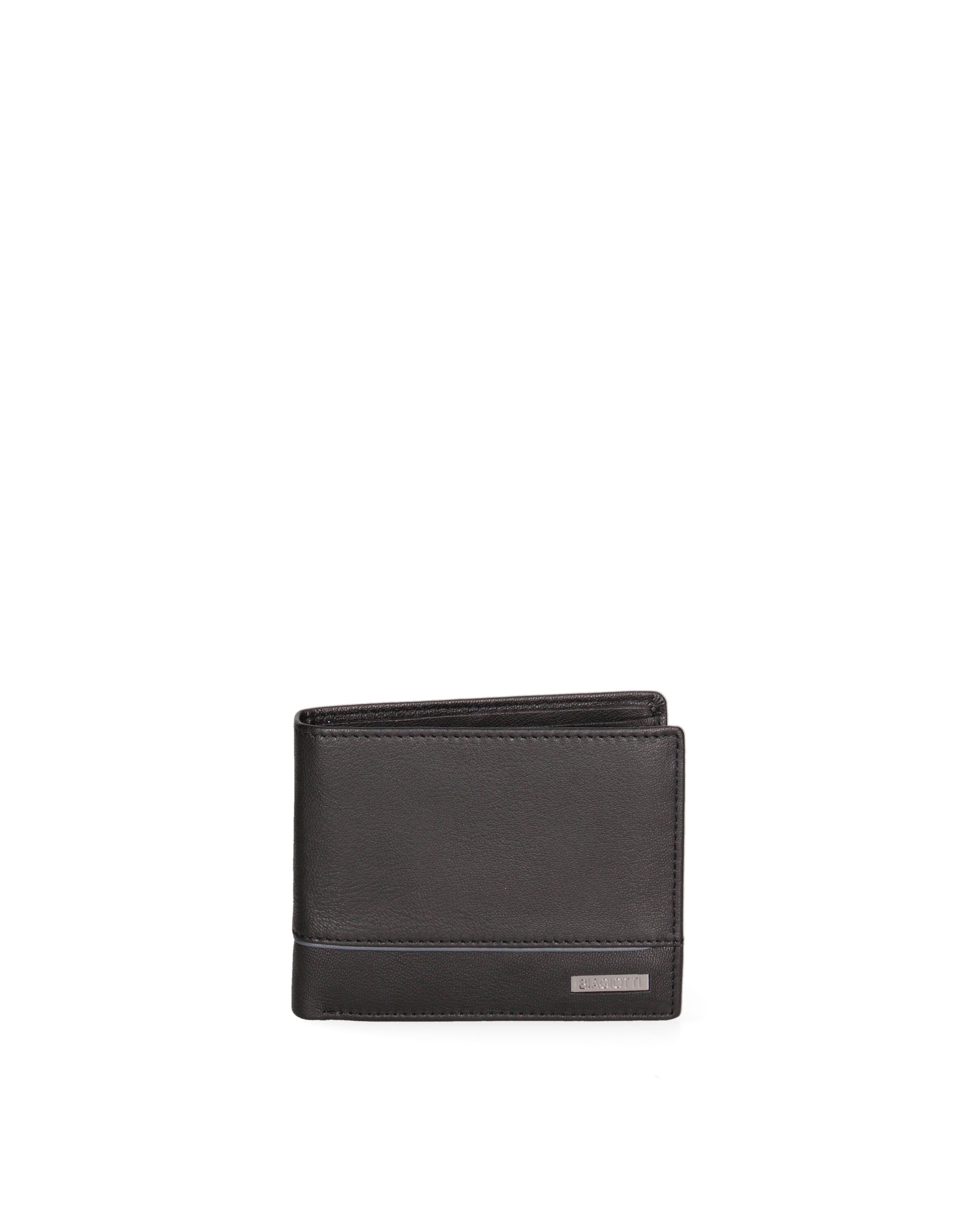 Portafoglio uomo in vera pelle Casual LB7611-04-NERO Laura Biagiotti
