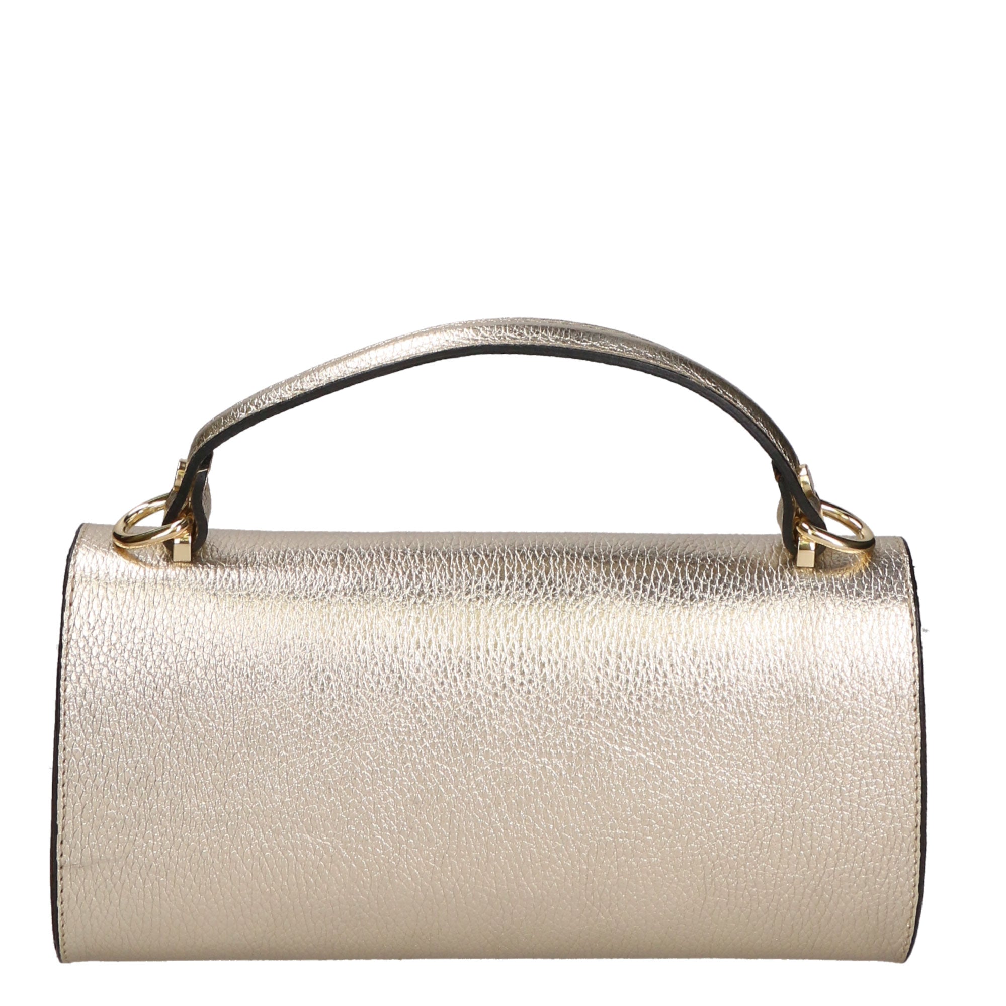 Borsa a mano da donna 100% vera pelle MYB-6035-FW-PLATINO My Best Bag
