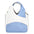 Iside Borsa a mano da donna 100% pelle 05793-D592 AZUL + D01 BIANCO Gave Lux