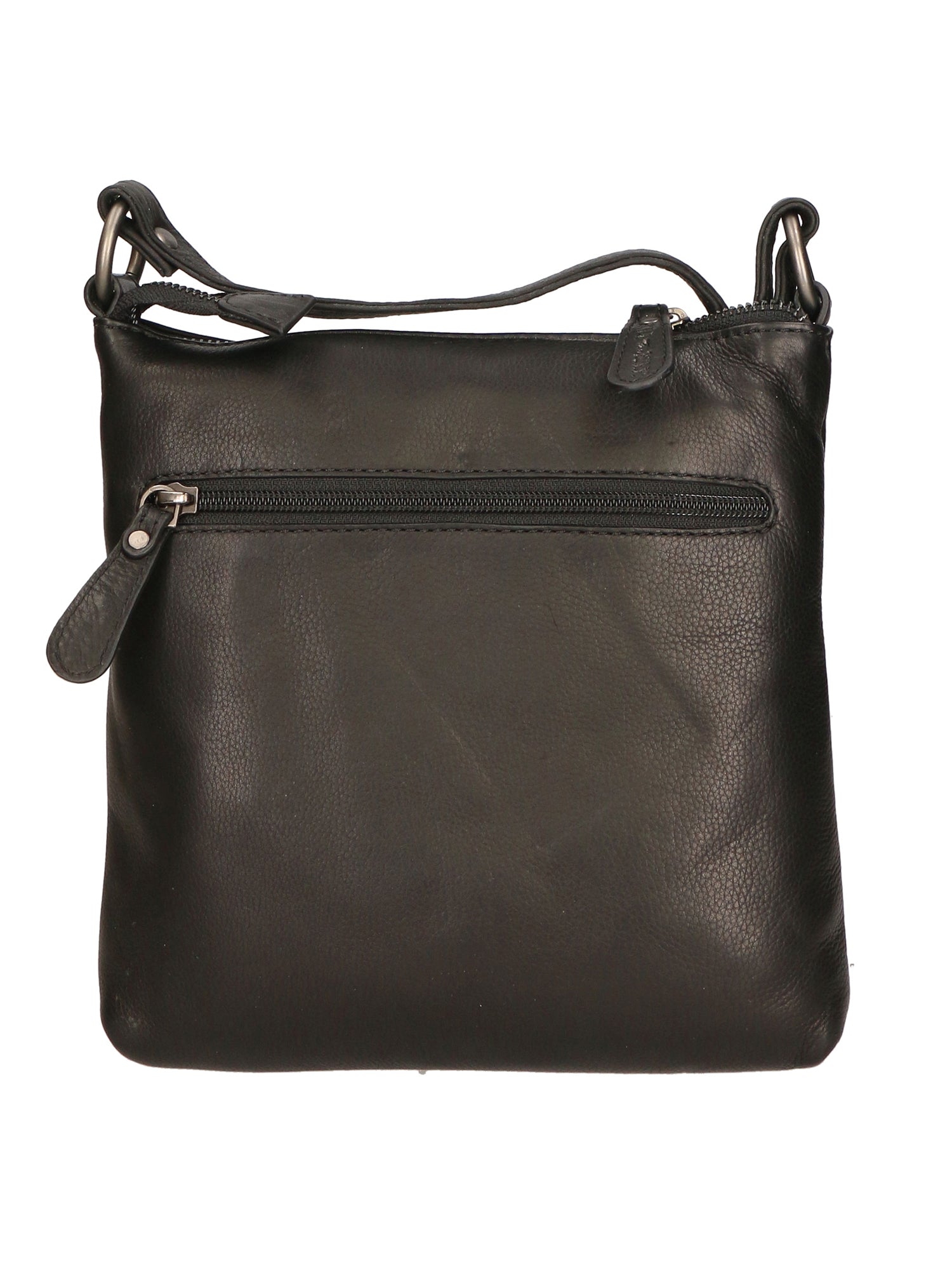 Borsa a tracolla da uomo Vera pelle RFID HILB-15118-NERO Hill Burry