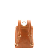 Zaino in vera pelle unisex 100% cotone 4316-MIELE Alessia Firenze