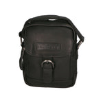 Borsa a tracolla da uomo Vera pelle RFID HILB-HT05-NERO Hill Burry