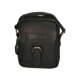 Borsa a tracolla da uomo Vera pelle RFID HILB-HT05-NERO Hill Burry